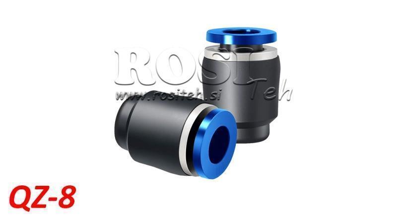 PNEVMATSKI VTIČNI ZAPORNI ČEP TPA BREZ NAVOJA QZ-8