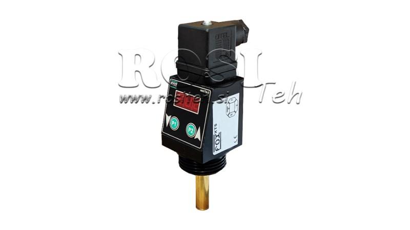 TERMOSTAT CU DISPLAY XT51V 0-100°C l-50mm