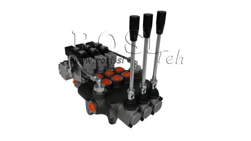 VALVĂ HIDRAULICĂ 3xP80 - EO 12V