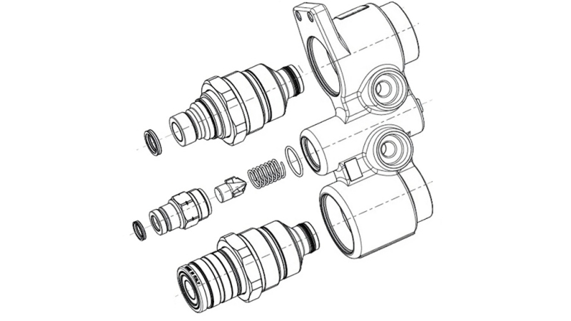 MULTIFASTER BLOCK MED RASKE KOBLINGER