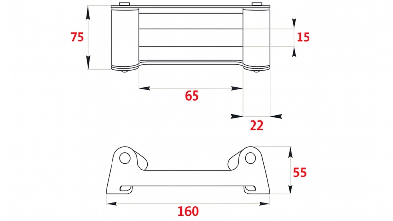 ROLLING GUIDE FOR STEEL CABLE DWH 2500-4500
