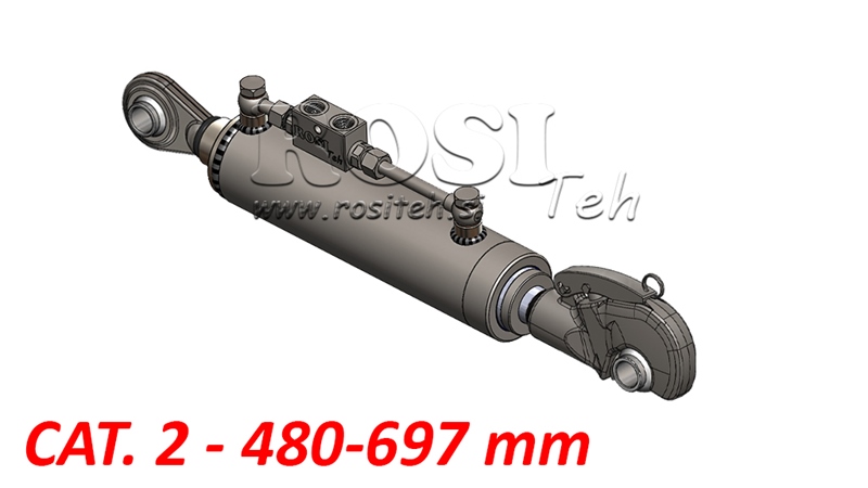 ΤΗΛΕΣΚΟΠΙΚΟ ΥΔΡΑΥΛΙΚΟ ΤΡΙΤΟ ΣΗΜΕΙΟ AUTOMATIC - CAT. 2 (45-95 HP) - 480-697 mm (25,4 mm)