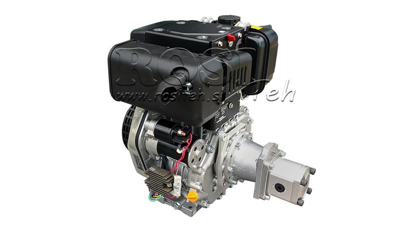 ASAMBLARE HIDRAULICĂ DIESEL YANMAR 435cc POMPE GR.2 8.0 ccm (debit = 28.8 lit/min)
