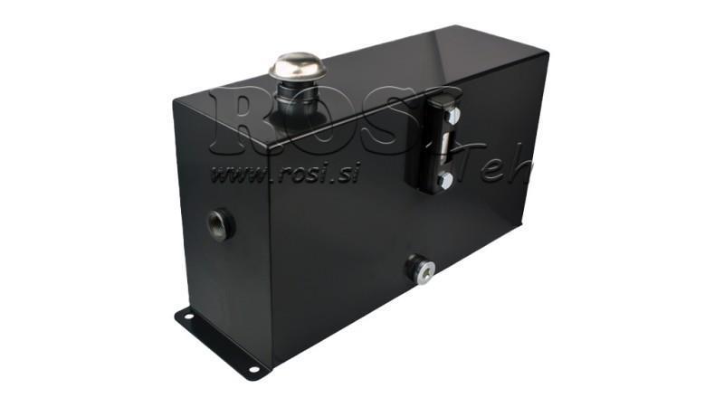 REZERVOR METALIC 12 LITRI CUB 255x120x450mm COMPLET CU ECHIPAMENT