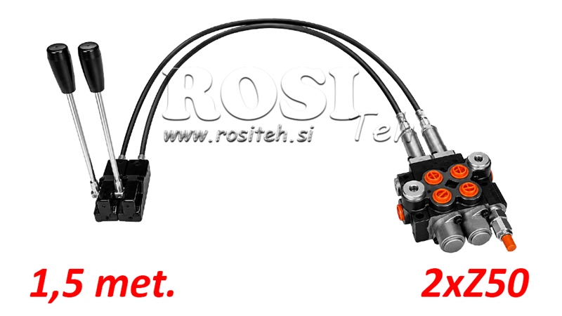 KIT 2xZ50 + JOYSTICK 1 POZIȚIE L1500