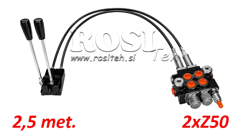 KIT 2xZ50 + JOYSTICK 1 POZIȚIE L2500