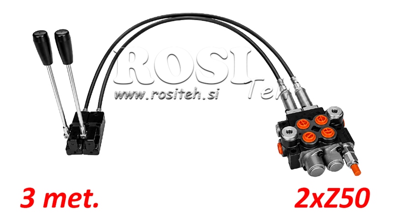 KIT 2xZ50 + JOYSTICK 1 POZIȚIE L3000