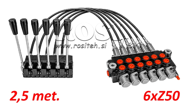 KIT 6xZ80 + JOYSTICK 1 POZIȚIE L2500