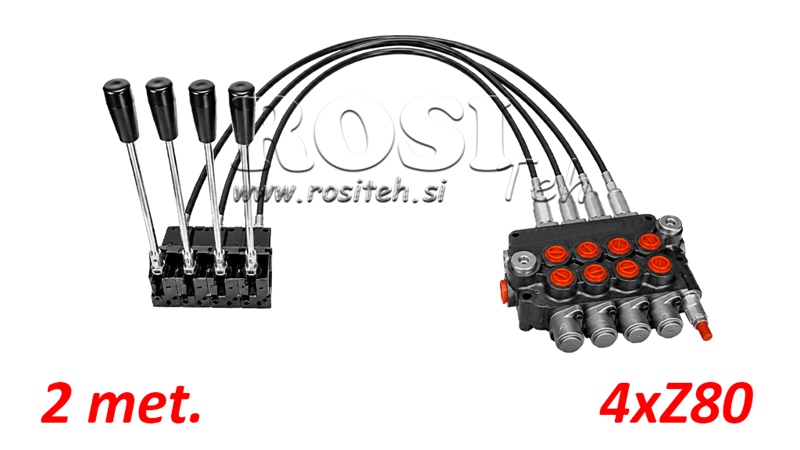 KIT 4xZ80 + JOYSTICK 1 POZIȚIE L2000