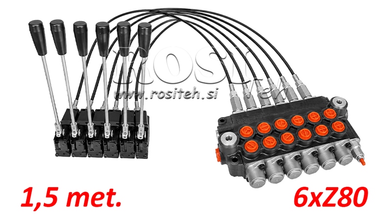 KIT 6xZ80 + JOYSTICK 1 POZIȚIE L1500