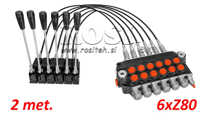 KIT 6xZ80 + JOYSTICK 1 POZIȚIE L2000