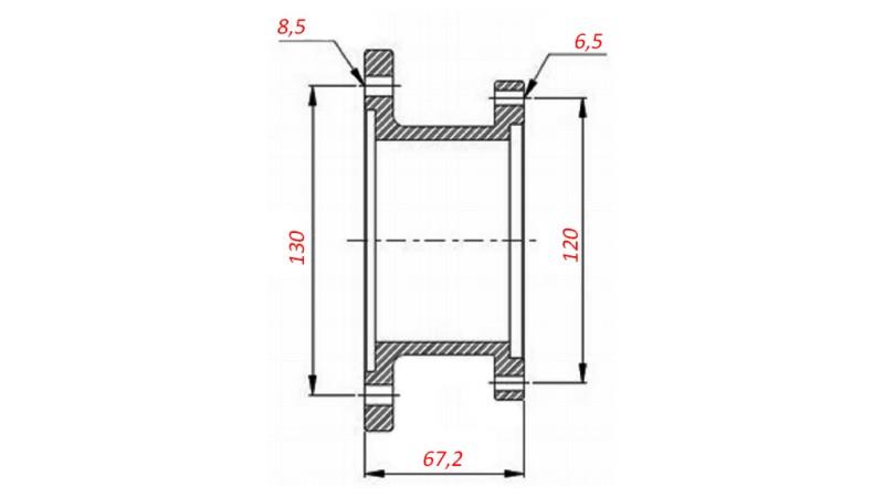 KLOCKA FÖR HYDRAULISK PUMP - DIREKT MONTERING