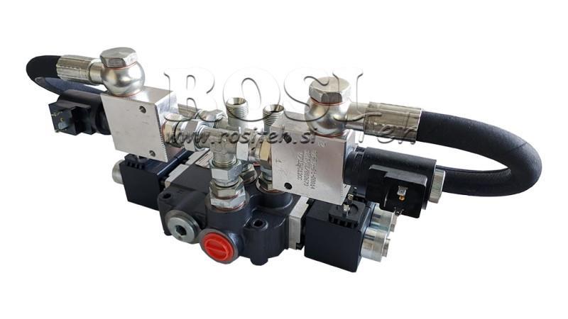 VALVĂ HIDRAULICĂ 2xZ80 12V DC CU FUNCȚIE FLOATING