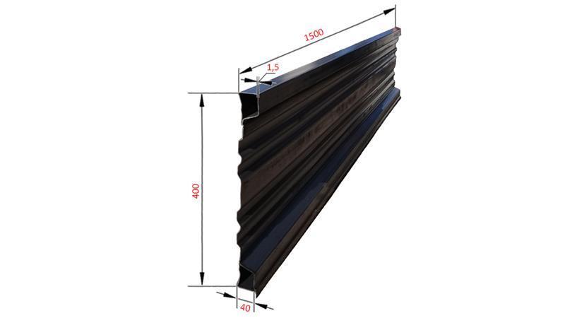 PANOU LATERAL PENTRU REMORCĂ DE DESCĂRCAT 1.5 MET. - ÎNĂLȚIME 400 mm