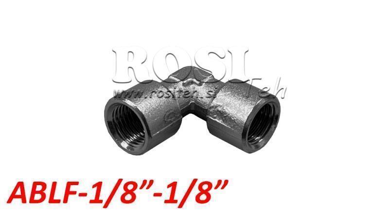 CONEXIUNE CLASICĂ PNEUMATICĂ ÎN UNGHI ABLF-018-018