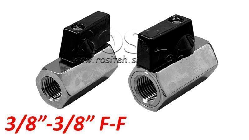 PNEUMATISK KULEVENTIL VP-PIPE 038-038 F-F