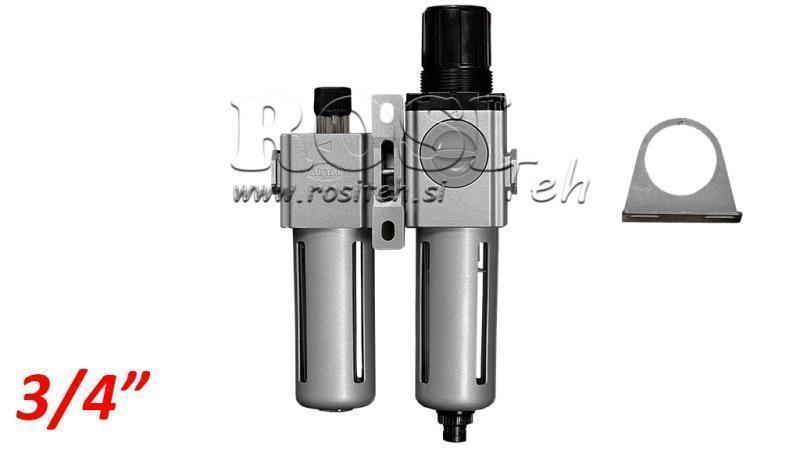 UNITATE DE PREGĂTIRE PNEUMATICĂ 600 G3/4 40µ 0-10b