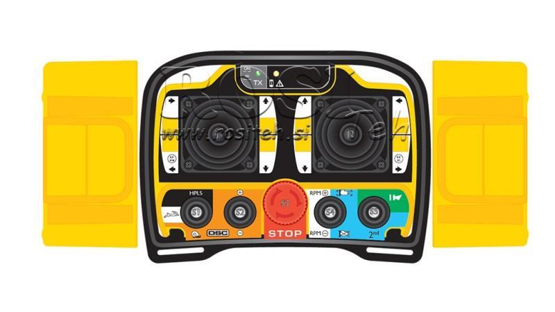 RADIO REMOTE CONTROL - PROPORTIONAL - ZEUS2 B2 10015 Standard