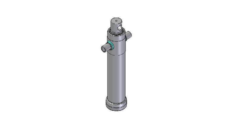 3024F -CILINDRU TELESCOPIC STANDARD/GAURĂ 2 ETAPE CĂLĂTORIE 795 DIAMETRU 95