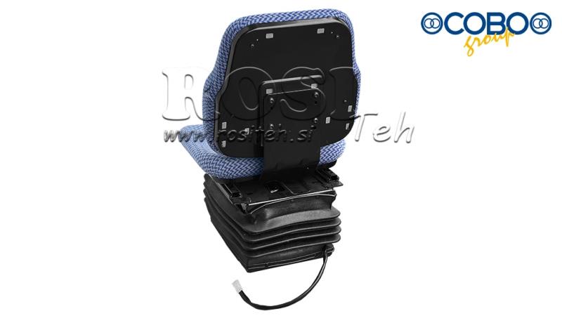 SCAUN TRACTOR CU SUSPENSIE PE AER DIN TEXTIL