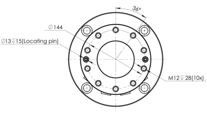 ROTATOR HIDRAULIC CPR5-01 10000/5000 KG