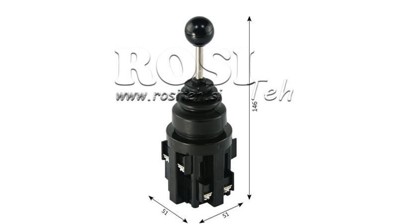 JOYSTICK ELECTRIC DE CONTROL 5 POZIȚII