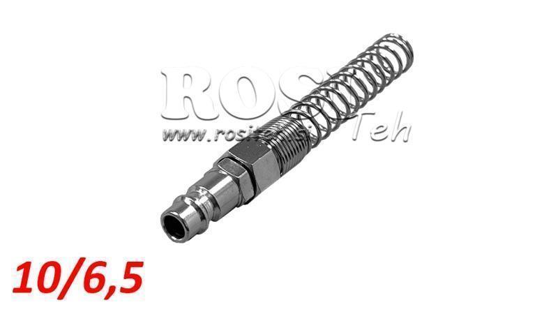 PNEUMATIC QUICK COUPLING MALE SPRING 10/6.5 - DN7.2
