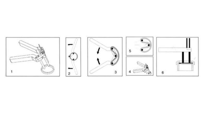 unealtă pentru înlocuirea garniturilor hidraulice