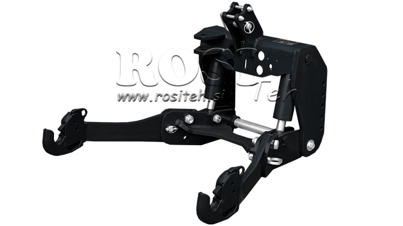 TIRANȚI FRONTALI UNIVERSALI PENTRU TRACTOR CAT.2 1500KG NEGRU (RAL 9005)