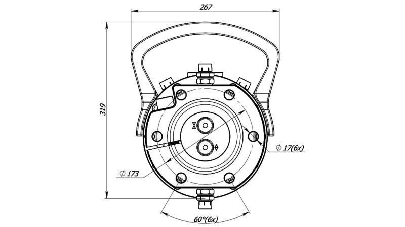 ROTATOR HIDRAULIC 16000/8000 KG CU FLANȘĂ