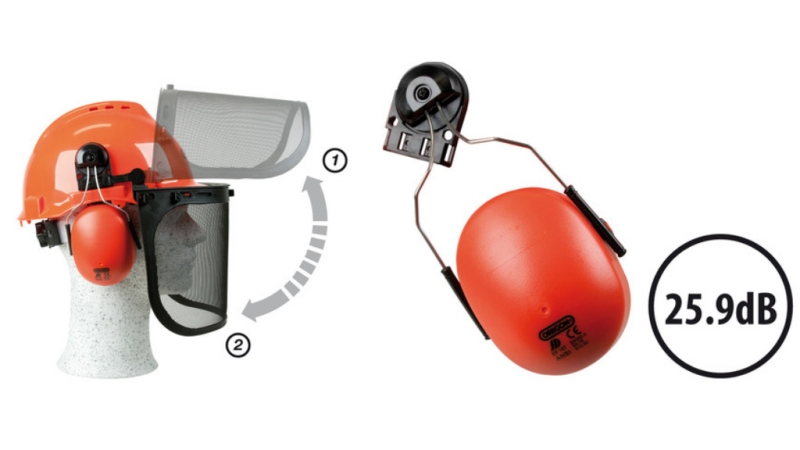 CASCĂ PROTECTOARE YUKON CU VIZIERĂ ȘI PROTECȚIE PENTRU URECHI