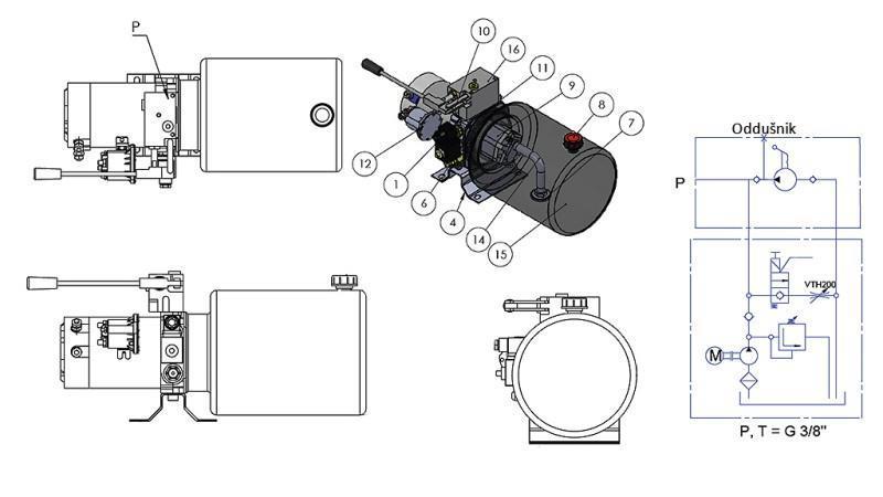POMPA MANUALE PER MINI AGGREGATO