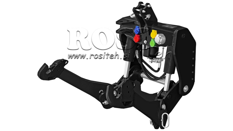 TIRANȚI FRONTALI UNIVERSALI PENTRU TRACTOR CAT.2 1500KG NEGRU (RAL 9005)
