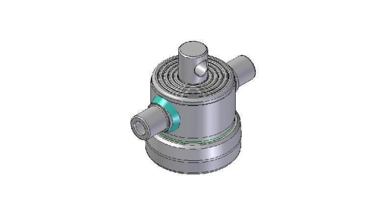 6001F -CILINDRU TELESCOPIC STANDARD/GĂURĂ 6 ETAPE CURSĂ 450 FI 124