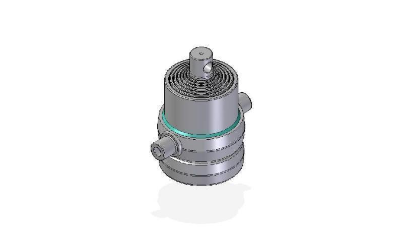 7016F -CILINDRU TELESCOPIC STANDARD/GAURĂ 7 ETAPE CURS 1345 FI 190