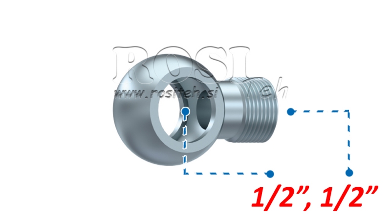 HYDRAULINEN SILMÄYHTEYS 1/2-1/2