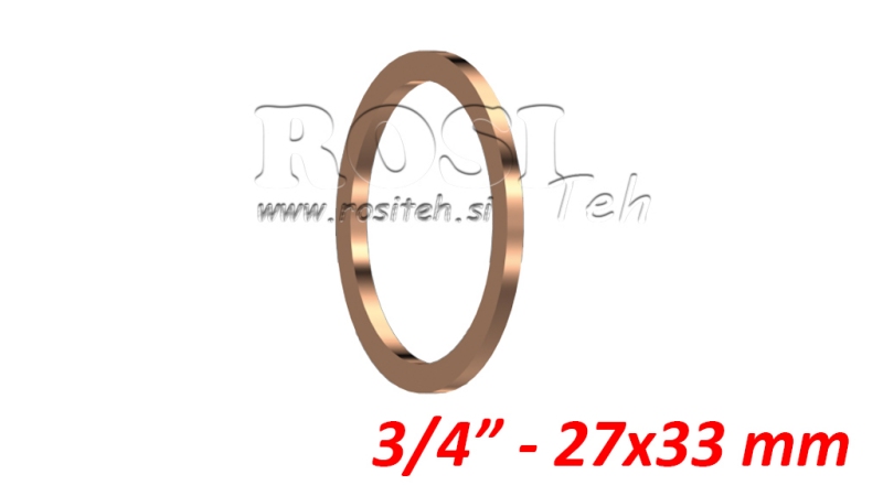 ȘA DINTRE COPPER 3/4 - 27X33 MM