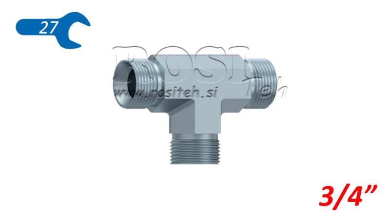 HIDRAULIC T BSP BĂRBAT-BĂRBAT 3/4