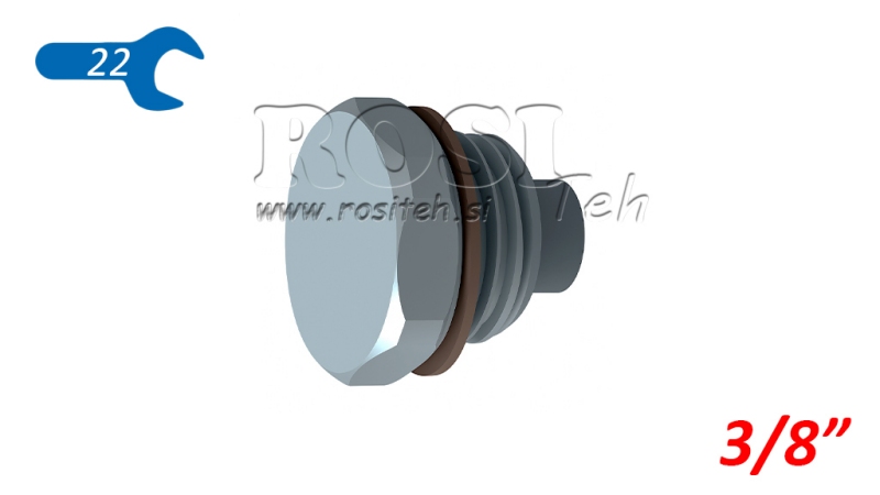 HYDRAULISK MAGNET - PLUG 3/8