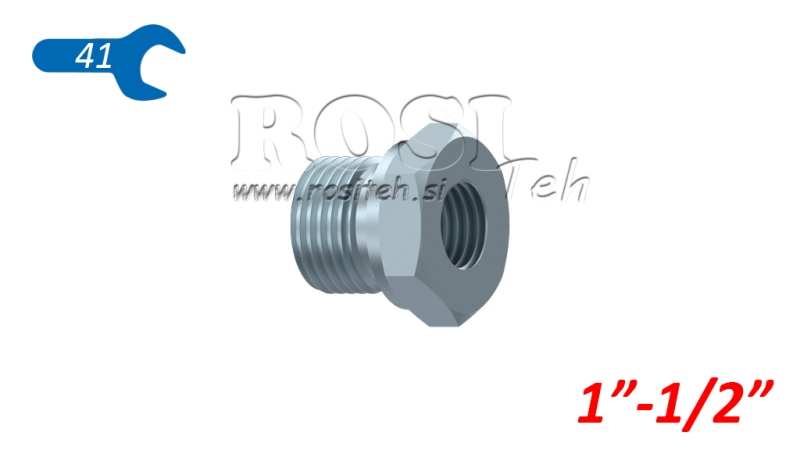 ADAPTATOR HIDRAULIC MASCUL-FEMEIE 1-1/2