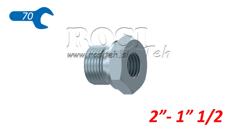 HYDRAULISK ADAPTER HAN-HUN 2- 1 1/2