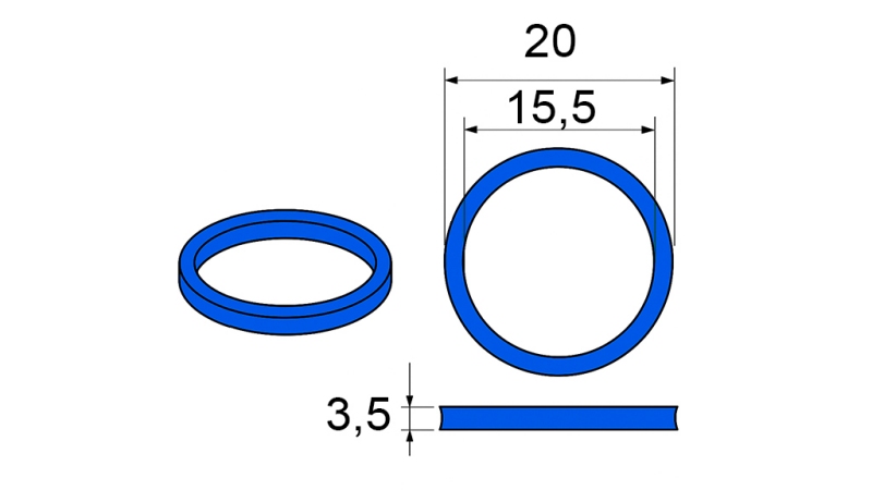GARNITURĂ PENTRU CUPLĂ MULTI-FASTER 1/2 PARTE MOBILĂ