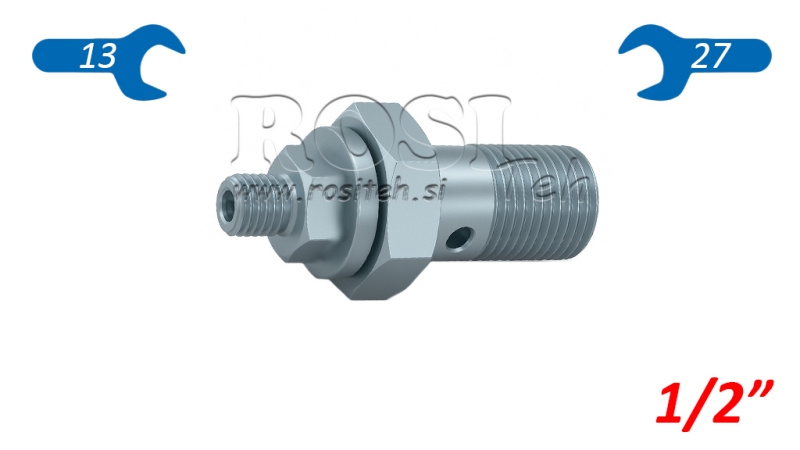 HYDRAULIC DAMPING HOLLOW SCREW 1/2