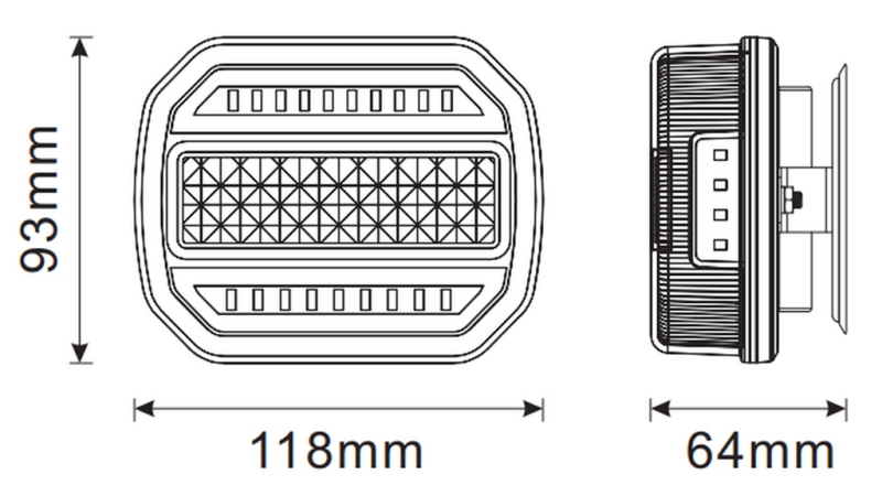 KIT LUMINA MAGNETICA LED - CANBUS FARA FARA 12/24V