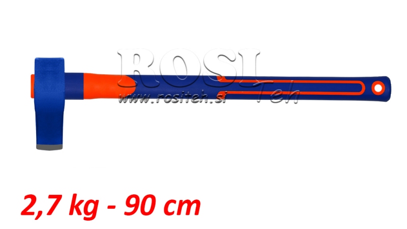 TOPOR PENTRU DESPICAT LEMNE CU MÂNER DIN CARBON - A623 2,7 kg - 90 cm