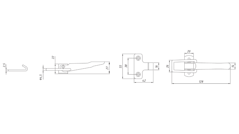 ÎNCHIDERE PANOU LATERAL REMORCĂ, TIP NAPA XL