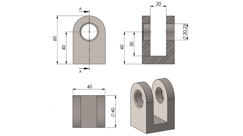 SYLINTERIN HAARUKKANIVEL 40MM - FI20