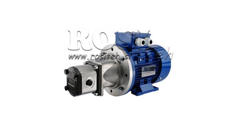 HYDRAULISK PUMPE SAMMENSÆTNING GRUPPE 1 8 ccm ELEKTRISK MOTOR 3-fase - 3 KW (flow = 11.5 liter/min)