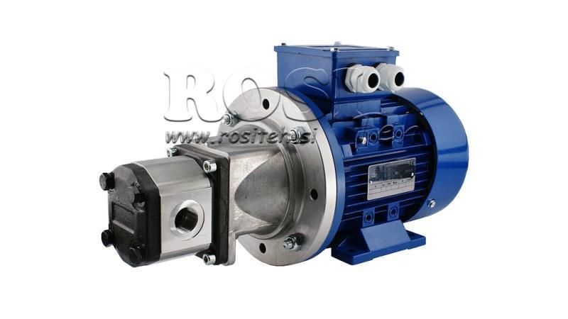 GRUP DE ASAMBLARE POMPĂ HIDRAULICĂ 2 20 ccm MOTOR ELECTRIC 3-fază - 7.5 KW (flux = 29 litri/min)