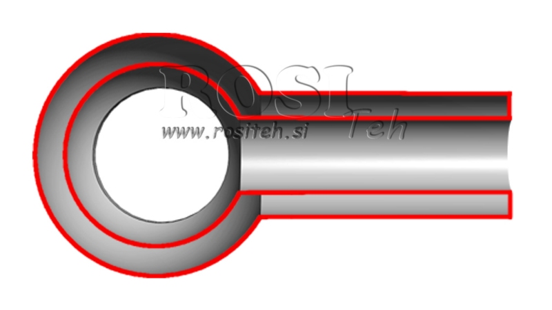 RACORD TIP OCHI (BANJO) 3/8 40mm